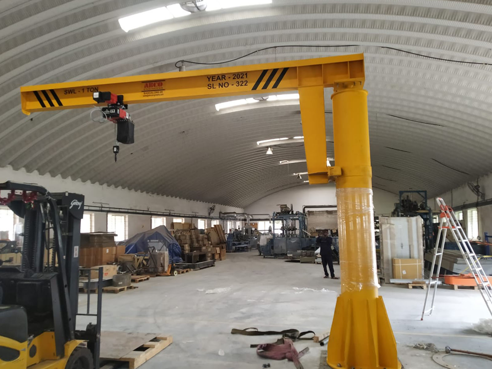 Jib crane applications